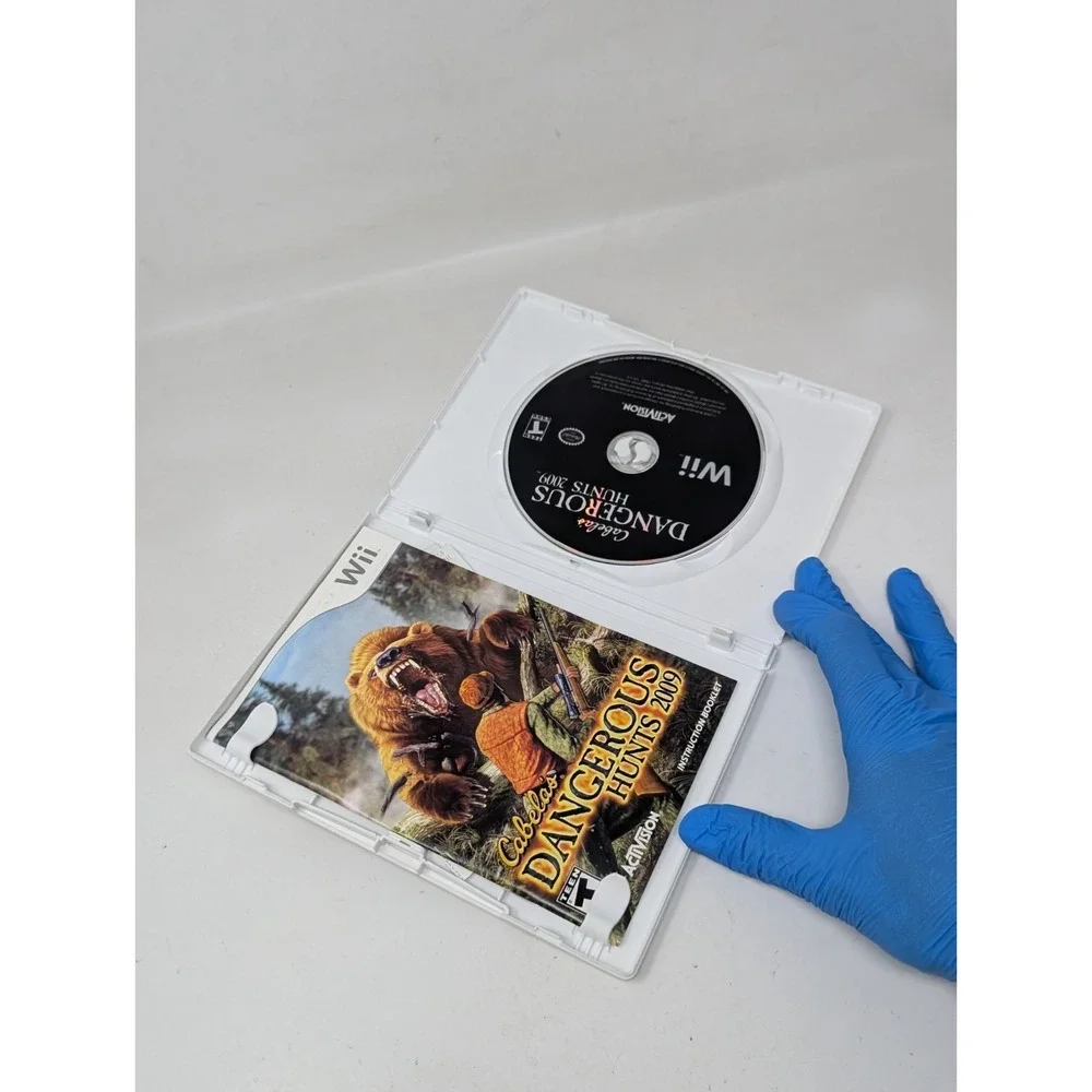Nintendo Wii Cabela's Dangerous Hunts 2013 2011 2009 Game Lot‎ Hunting VTG